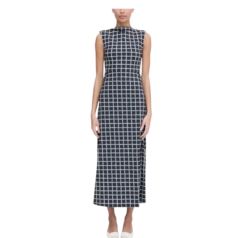 Hill House Black and White Maxi Dress